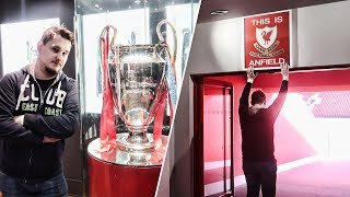 VLOG Z ANFIELD | ZWIEDZANIE STADIONU I SKLEPU LIVERPOOLU