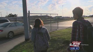 Floresville High School students return for first time since tornado hit school