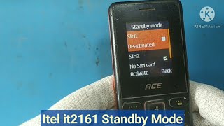 itel it2161 standby mode setting