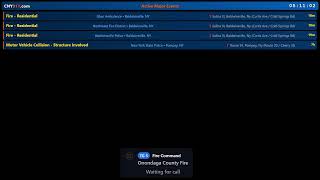 Onondaga County/Syracuse NY - LIVE Fire EMS Police Scanner