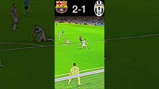 Barcelona vs Juventus - 2015 Champions League 🐐🔥🥶#football #shorts #barcelona #juventus #messi