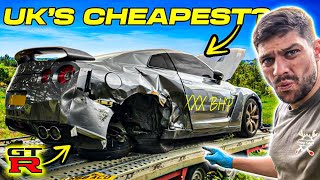 I BOUGHT THE CHEAPEST NISSAN R35 GTR IN THE UK!!... BUT ITS CRASHED!