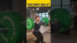 Tiger Shroff 60Kg Lift Workout In Gym #Shorts Blockbuster Battes