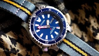 Citizen ProMaster NY008 2018 Fugu NY0081-10L Asia limited edition review #divingwatches #wotd