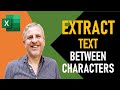 Extract Text Between Two Characters - Brackets or Commas etc