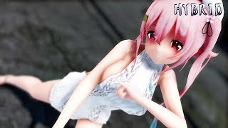 【MMD艦これ】白露型でHYBRID　DTを殺すセーターローアングルVer 　歌詞つき