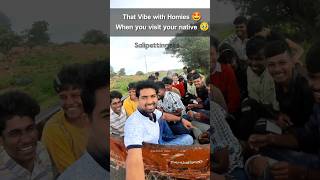 సొంత ఊర్లో ఫ్రెండ్స్ అంటే మములుగుండడు 🤣😅#aravindnetavlogs #native #vibewithfriends #comedy #fun