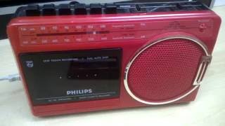 Philips D7180 Portable radio cassetterecorder