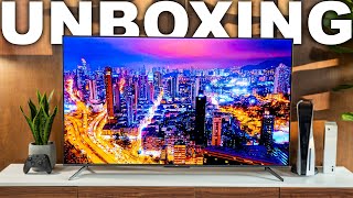 TCL Q6 QLED TV Unboxing \u0026 First Impressions