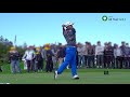 hideki matsuyama slow motion driver swing in the cj cup@ nine bridges