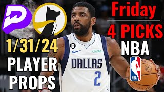 PRIZEPICKS UNDERDOG NBA FRIDAY 1/31 BEST PLAYER PROPS TODAY!!