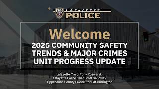 2025 Community Safety Trends and Major Crimes Unit Progress Update