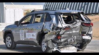 Rear Crash Test 80 Kmph Toyota RAV4 2019-2020