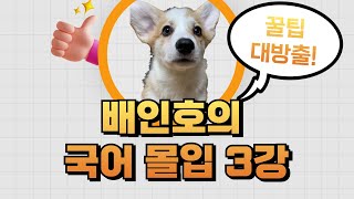 배인호의 국어 몰입 03강