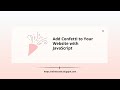 Add Confetti to Your Website with JavaScript | Fun & Easy Tutorial