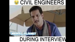 Civil Engineers During Interview -Very Funny-Must Watch....🔥🔥🔥🔥🔥