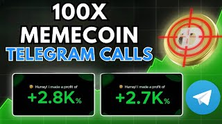 Memecoin Bot Thats Finds 100x MemeCoin Call Channels on Telegram (100x Gains)