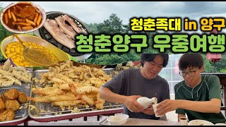 [청춘족대TV]청춘을 찾아 양구에 떴다|양구에서 하루 종일 먹고 노는 vlog!