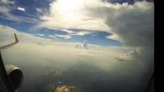 飛行機からの景色をGOPROで4Kタイムラプス撮影してみた　Veiw from Airbus a320 GOPRO Time lapse 2160p 4K Ultra HD