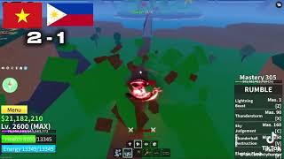 Vietnam vs Philippines ⚔️ #bloxfruits#foryou #gaming#roblox#fyp