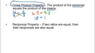 G 7.1 Ratios \u0026 Proportions