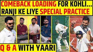 🔴CHAMPIONS TROPHY SE PEHLE VIRAT KOHLI KARENGE COMEBACK, SPECIAL PRACTICE FOR RANJI TROPHY