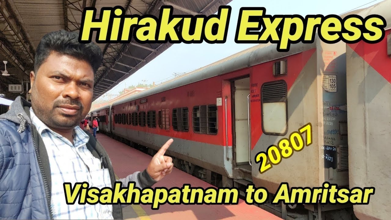 Hirakud Express Train Journey !! Hirakud SF Running Status !! 2S,SL,3AC ...