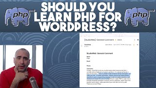 Should you Learn PHP for Wordpress?