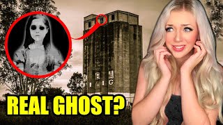DRONE CATCHES GHOST AT HAUNTED ABANDONED MILL!! (CREEPY!)