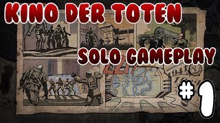 CoD: Black Ops Zombies - Kino Der Toten (Solo Gameplay) #1