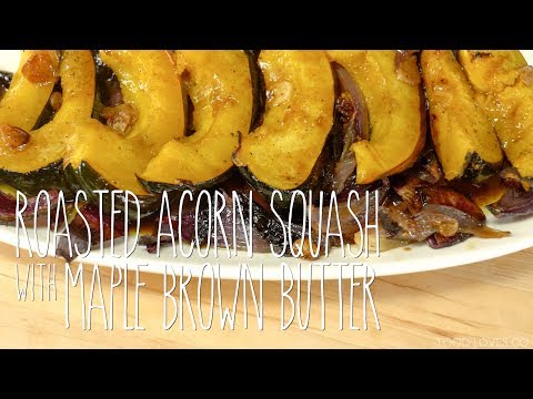 Roasted Acorn Squash with Sriracha Butter Recipe