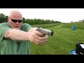 tisas stainless steel carry 1911 pistol at the range