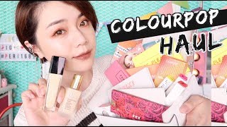 兩款秋冬最新底妝＆學生最愛美國平價彩妝試色化妝 Testing NEW COLOURPOP Makeup: First Impressions | 沛莉 Peri