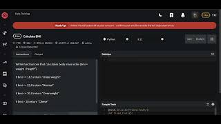 Codewars | Calculate BMI | Python 8 kyu