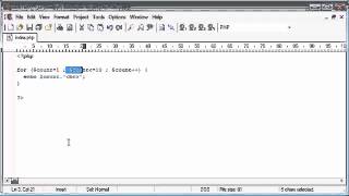 Beginner PHP Tutorial 27 for Loop YouTube