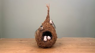 How to make weaver-bird nest | diy