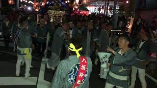 2018吉川八坂祭「共和會☆若葉会」移動(いちょう通り入場)