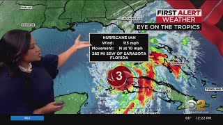 First Alert Weather: Local forecast and latest on Hurricane Ian