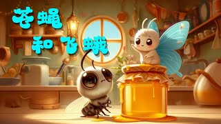 《 伊索寓言 :  苍蝇和飞蛾 》幼儿睡前故事 | 经典童话绘本 | 亲子阅读 | 睡眠音乐 Bedtime stories for kids | Sleep music