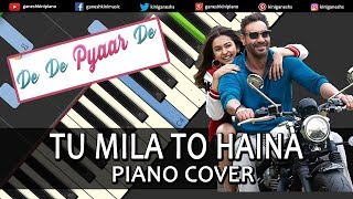 Tu Mila To Haina Song De De Pyaar De  | Piano Cover Chords Instrumental By Ganesh Kini