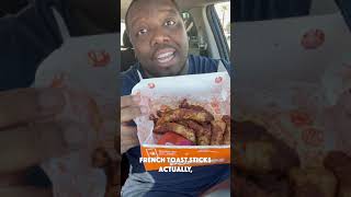 Hubby Rates Blackened Chicken Tenders from Popeyes! Quality Fast Food? #shorts