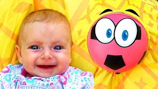 The Ball Song for kids | Maya and Mary Nursery Rhymes \u0026 Kids Songs