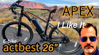 APEX | BUDGET E-BIKE and I LOVE IT!