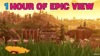 1 Hour of Fortnite Epic ambiance view (Tilted Towers)