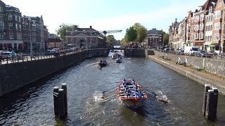 Grachtenrace Amsterdam 2018 van start tot finish