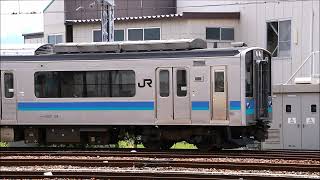 E127系100番台A9編成長総構内試運転