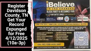 Free Event to Expunge Your Record 4/12/25 - Nashville, TN attorney#news #downtownnashville#attorney