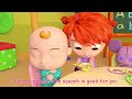 yum yum vegetables song cocomelon nursery rhymes u0026 kids songs