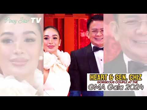 Heart & Chiz gorgeous couple at GMA Gala 2024 @pinoystartv