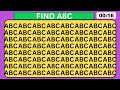 A GENIUS IQ TEST: Can You Find A8C In this brain teaser quiz? - Odd One Out challenge.